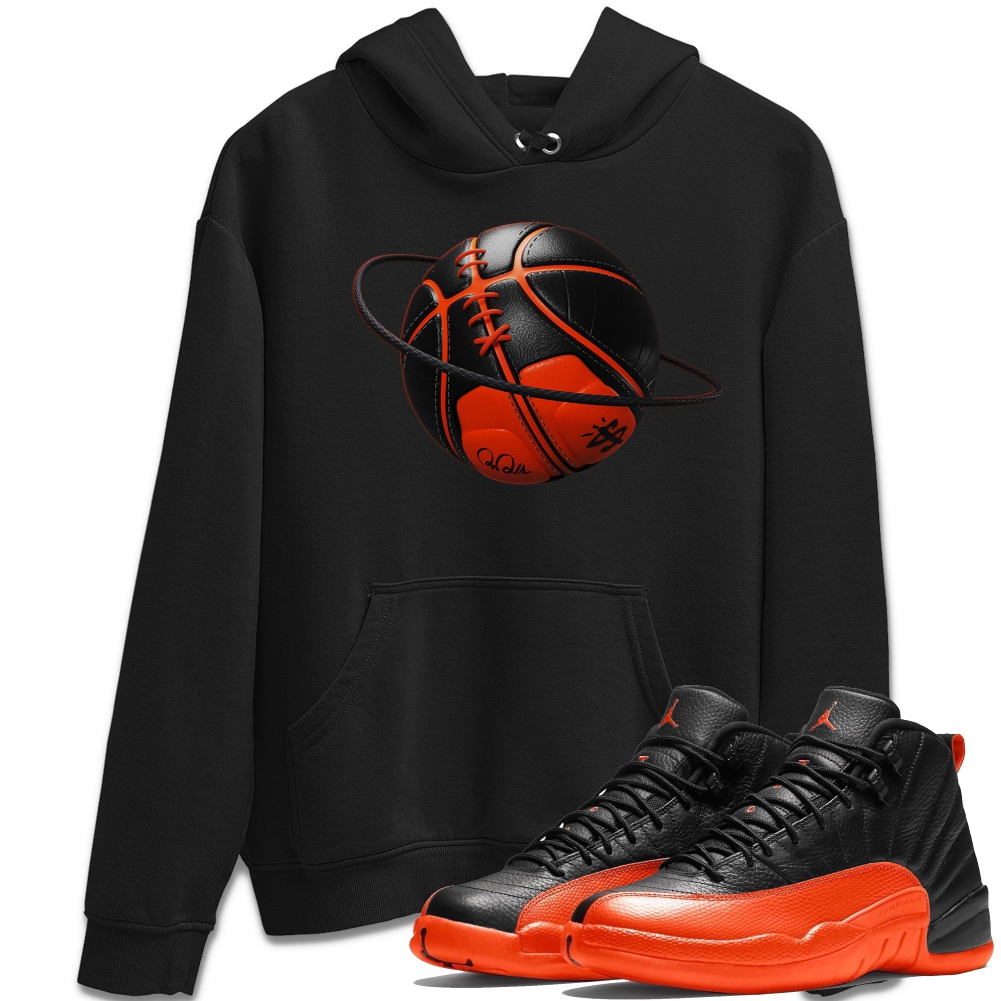 Basketball Planet Unisex Tops - Air Jordan 12 Brilliant Orange