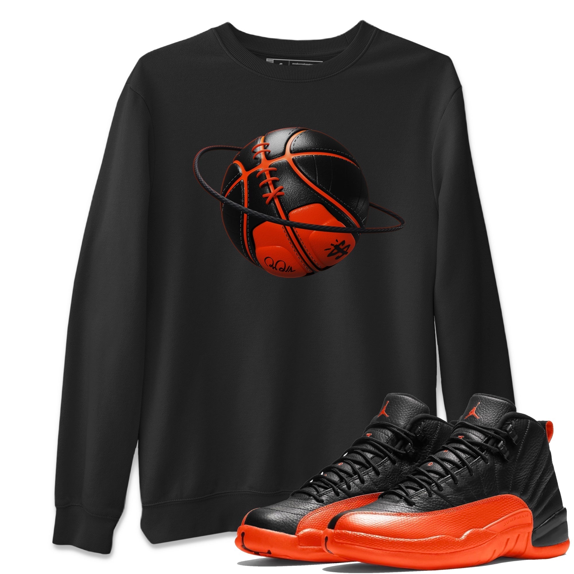 Basketball Planet Unisex Tops - Air Jordan 12 Brilliant Orange