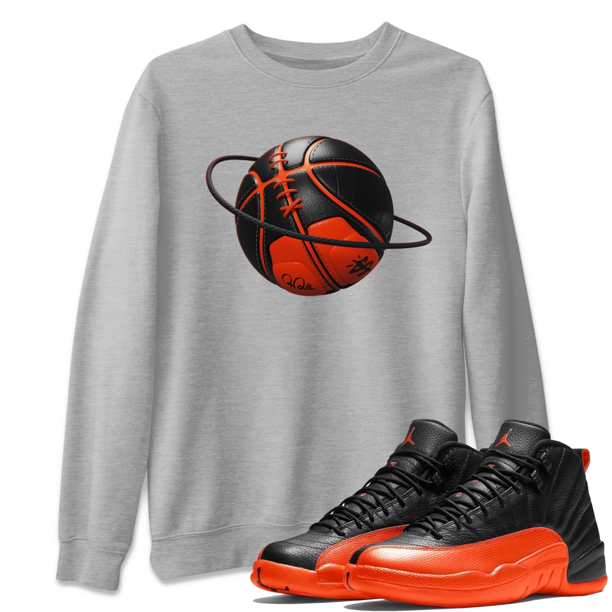 Basketball Planet Unisex Tops - Air Jordan 12 Brilliant Orange
