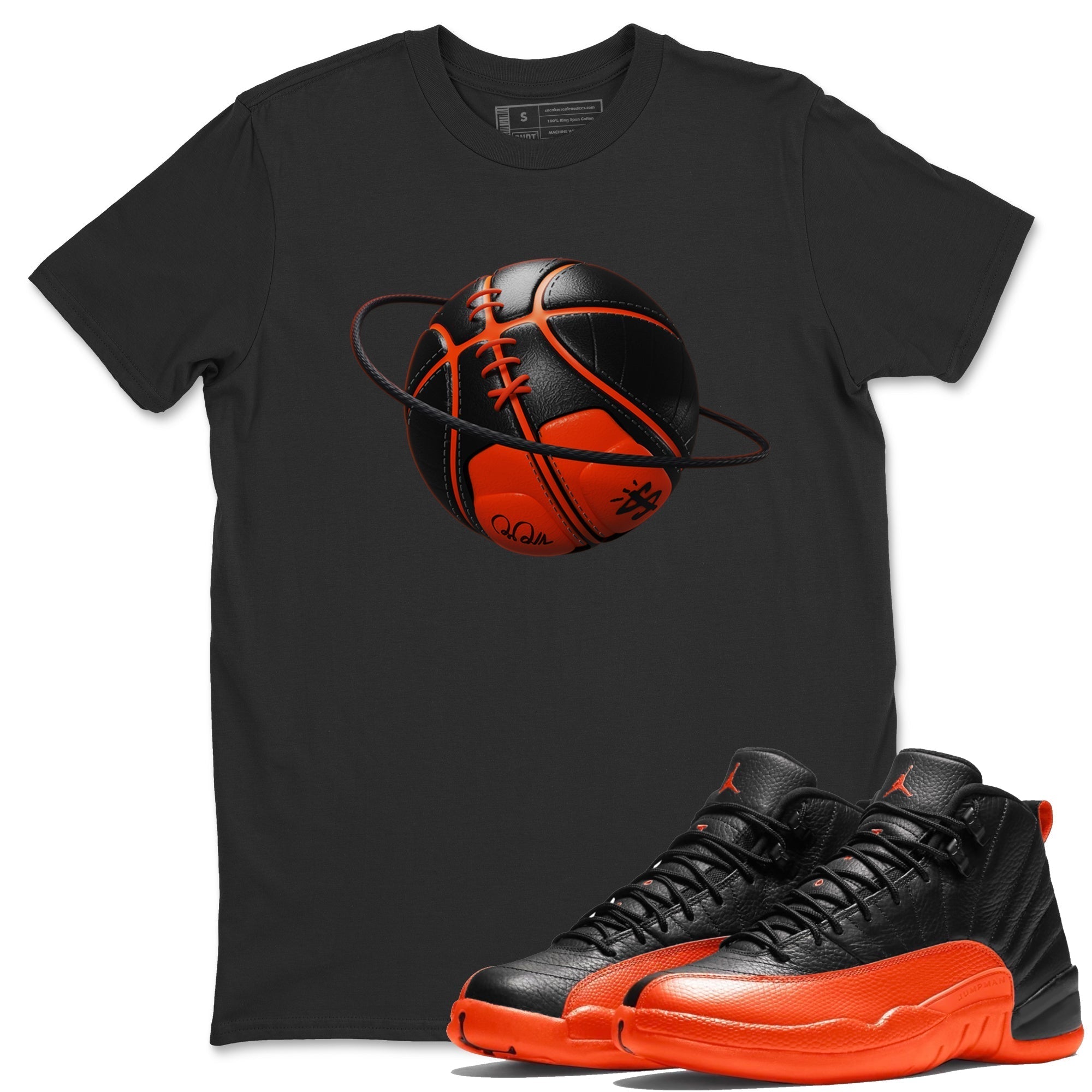Basketball Planet Unisex Tops - Air Jordan 12 Brilliant Orange