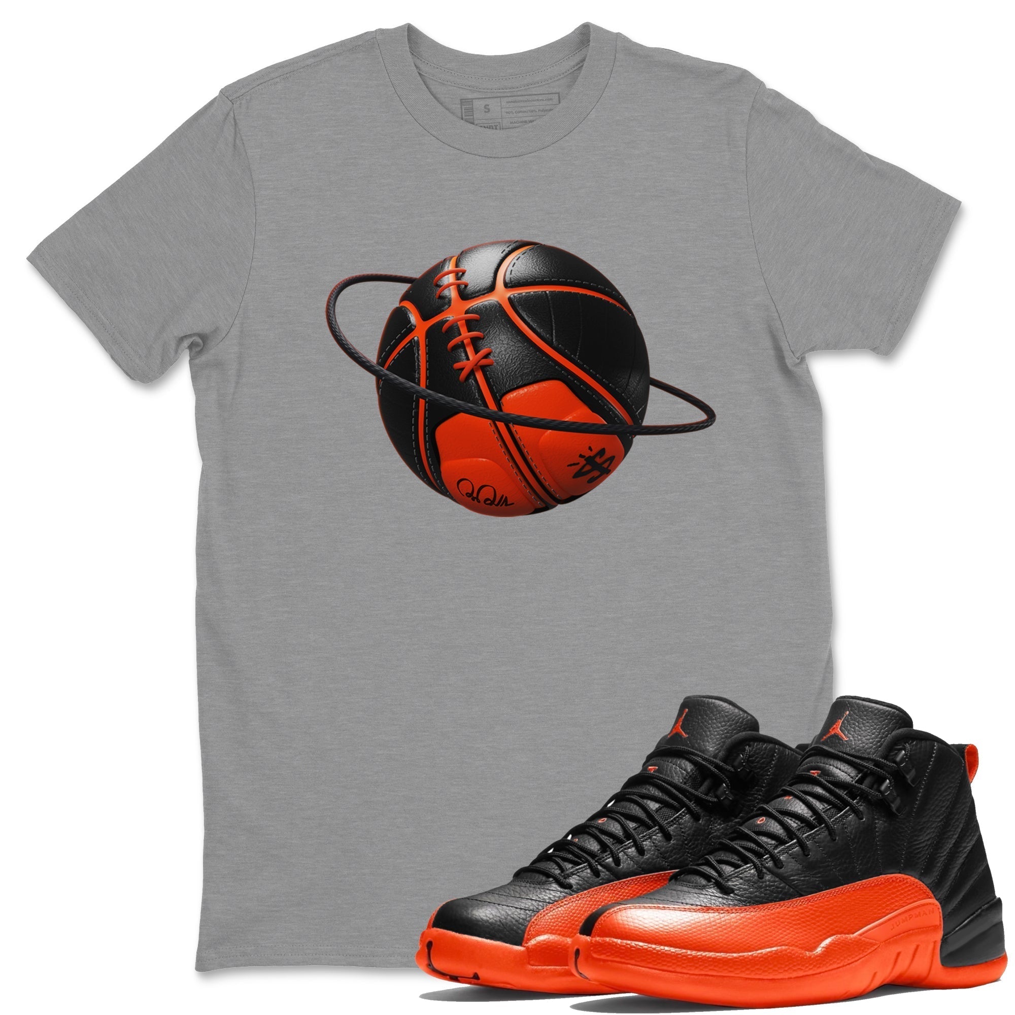 Basketball Planet Unisex Tops - Air Jordan 12 Brilliant Orange