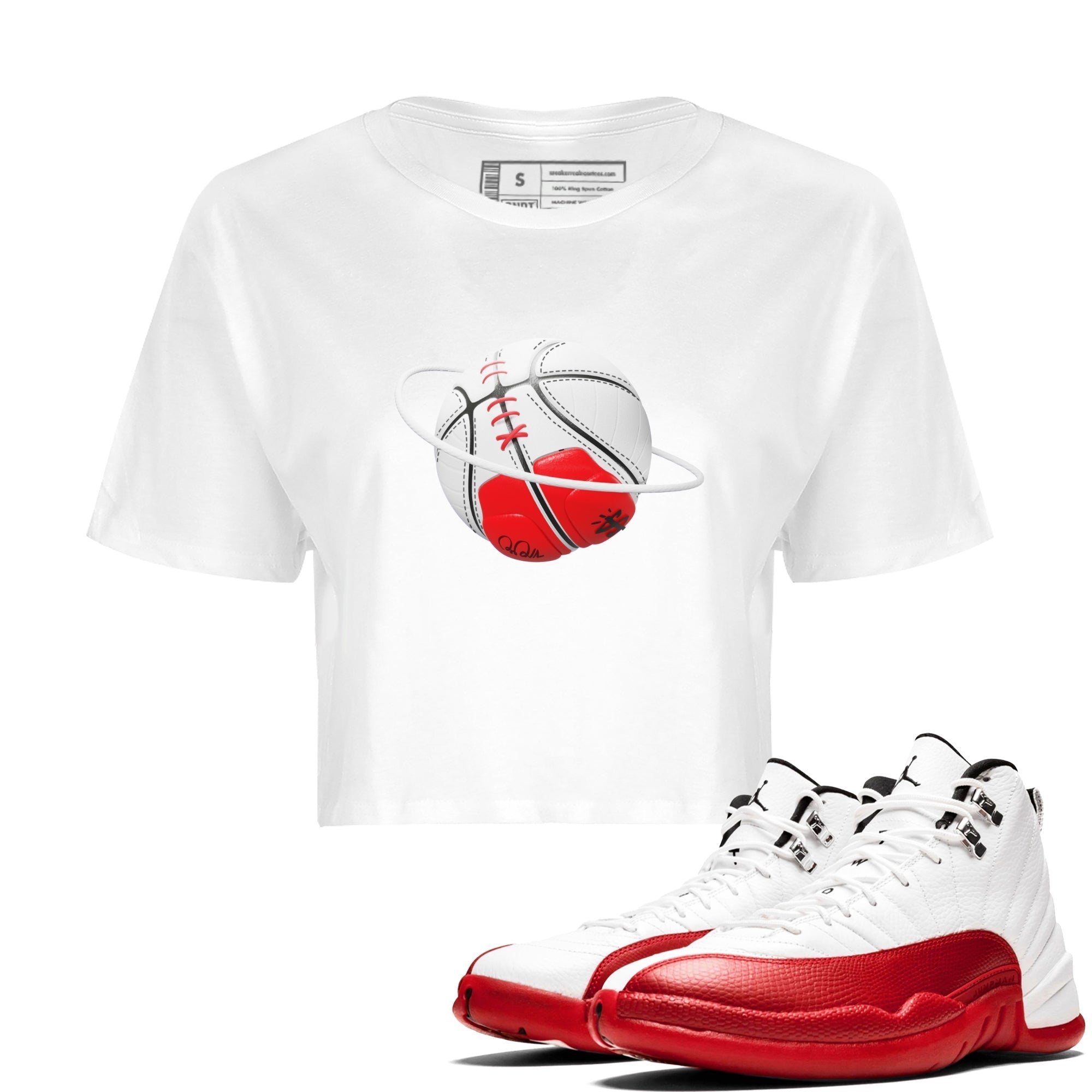 Basketball Planet Women's Tops - Air Jordan 12 Cherry