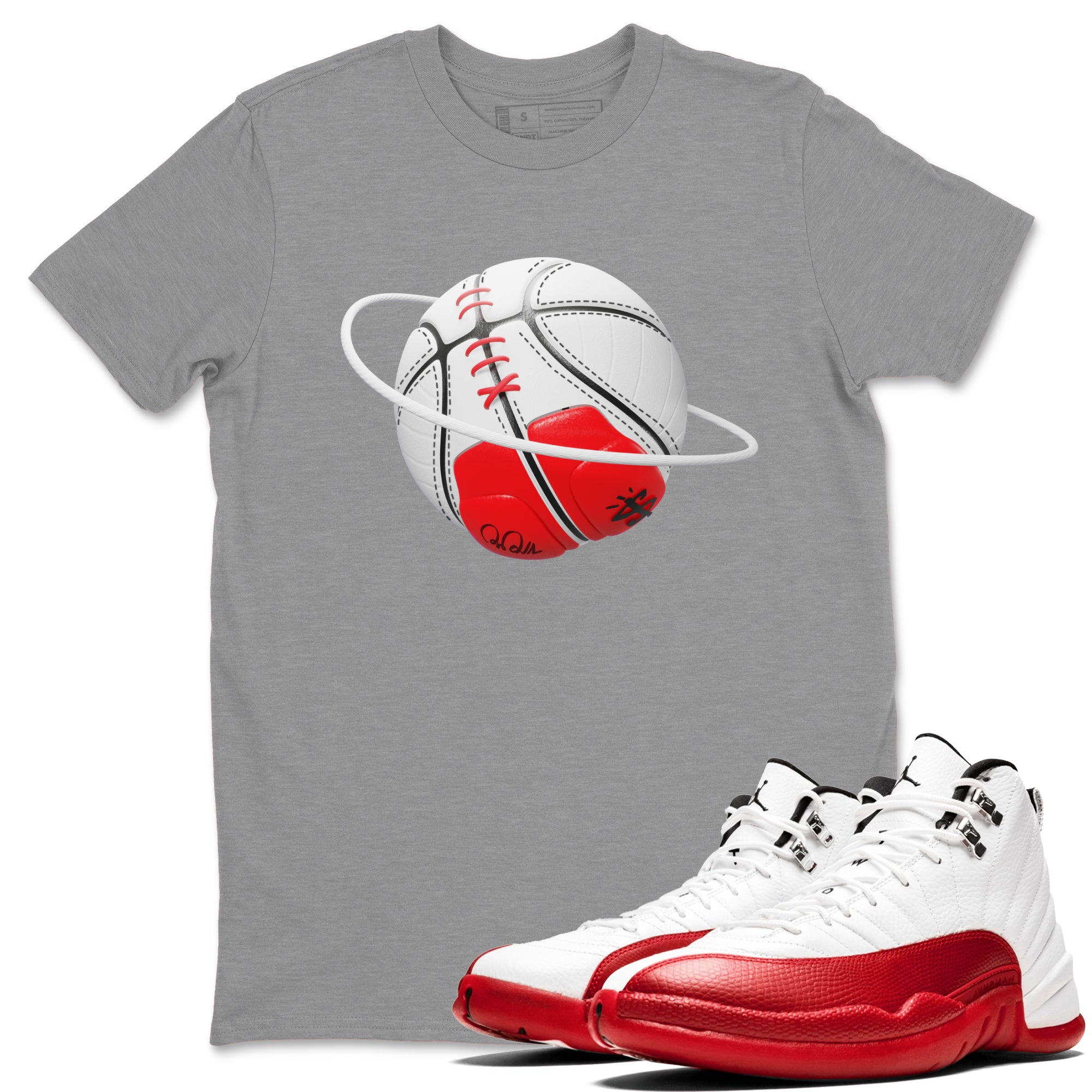 Basketball Planet Unisex Tops - Air Jordan 12 Cherry