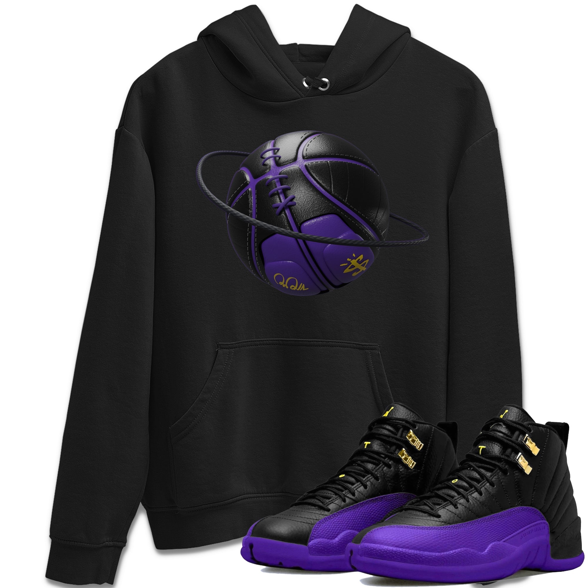 Basketball Planet Unisex Tops - Air Jordan 12 Field Purple