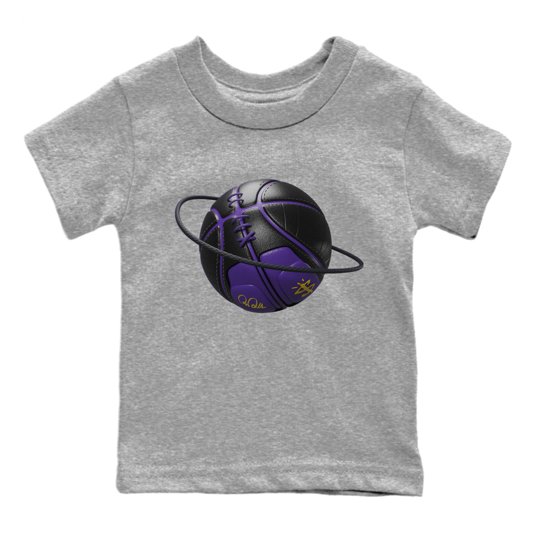 Basketball Planet Kids Tops - Air Jordan 12 Field Purple