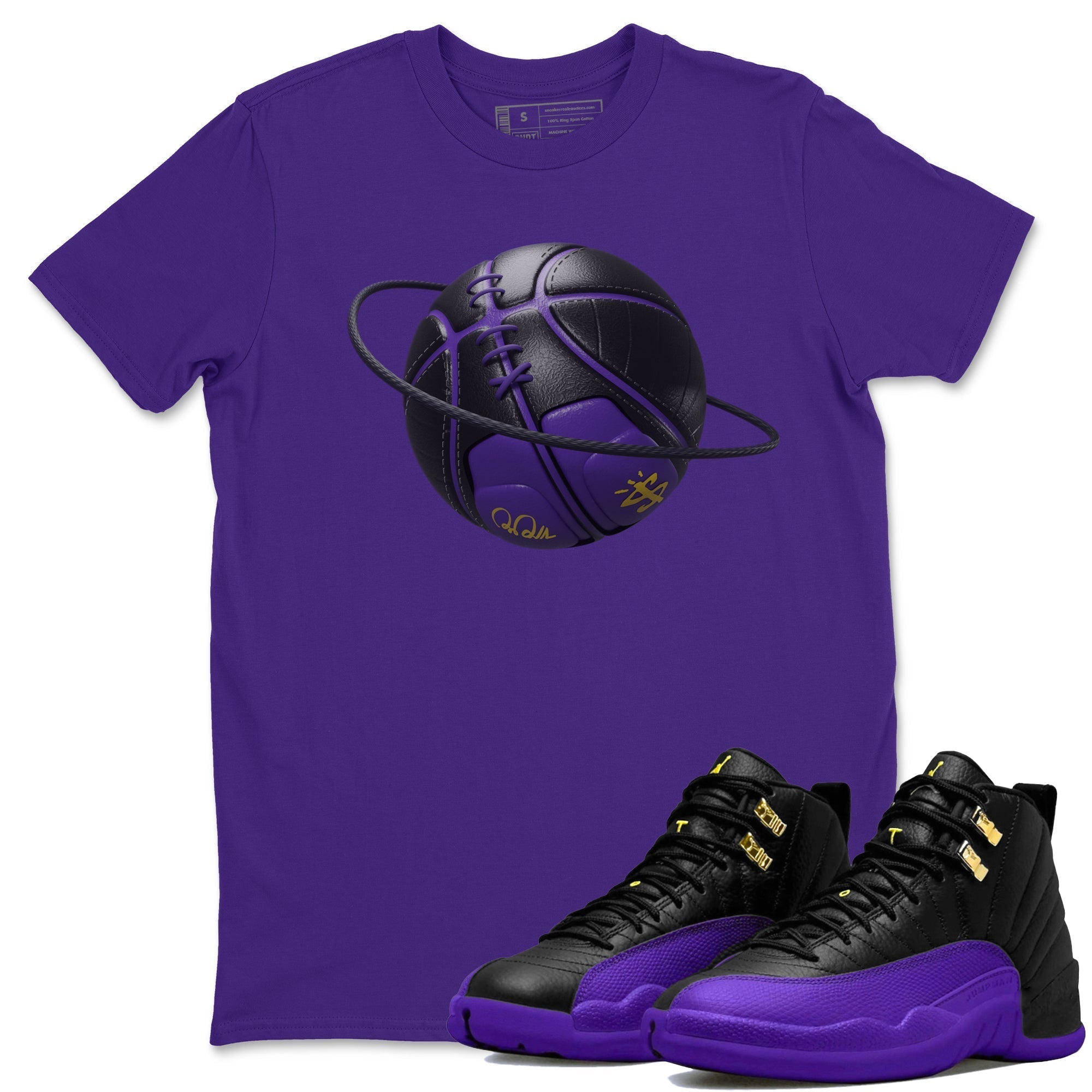 Basketball Planet Unisex Tops - Air Jordan 12 Field Purple
