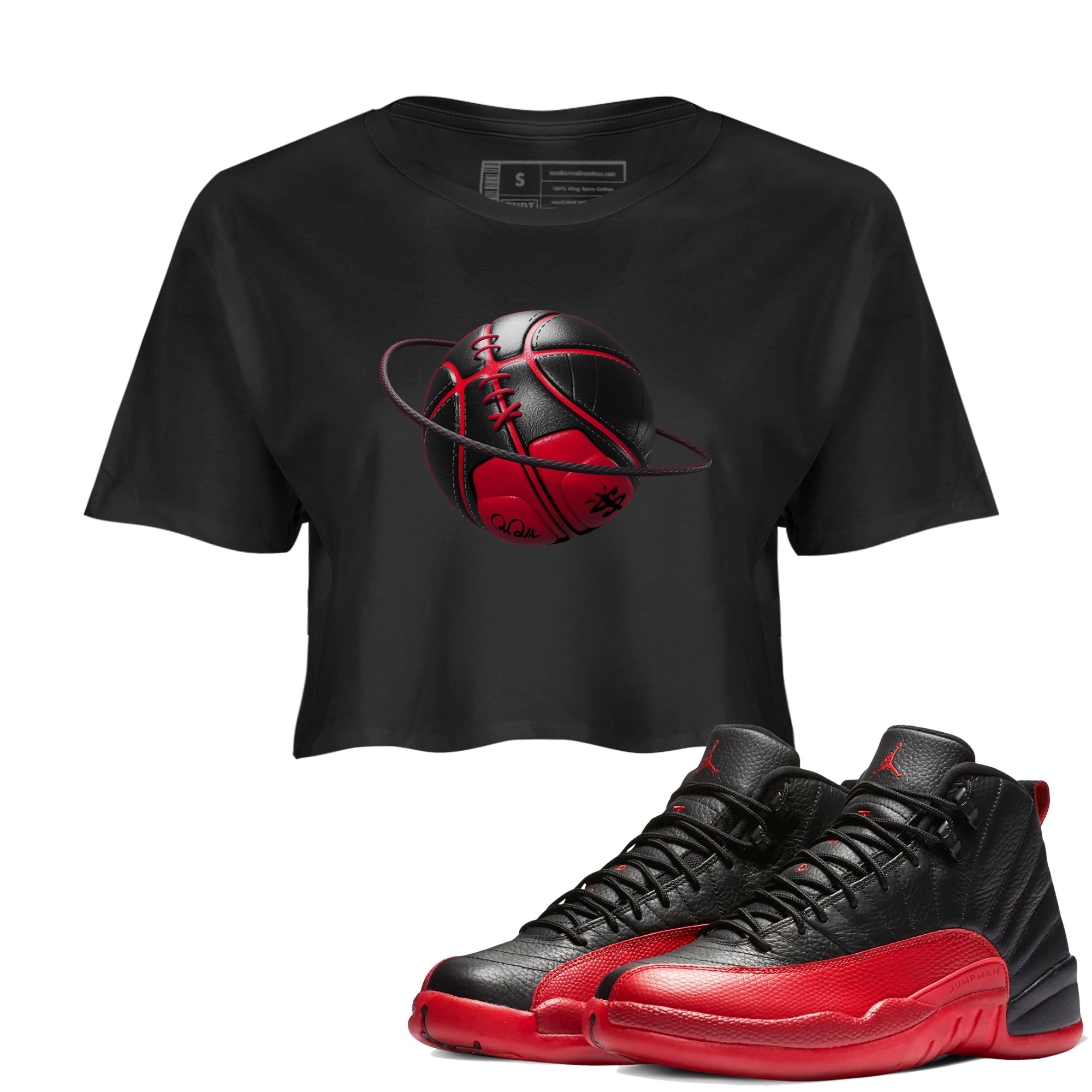Basketball Planet snkmatch Women's Top - Air Jordan 12 Flu Game