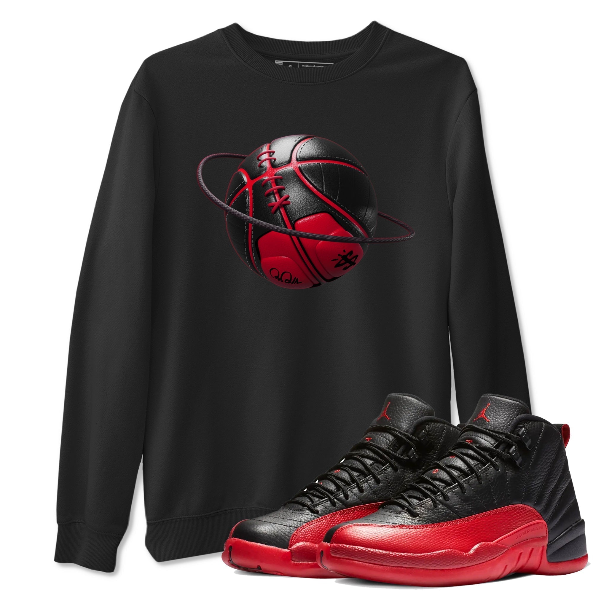 Basketball Planet snkmatch Tees - Air Jordan 12 Flu Game