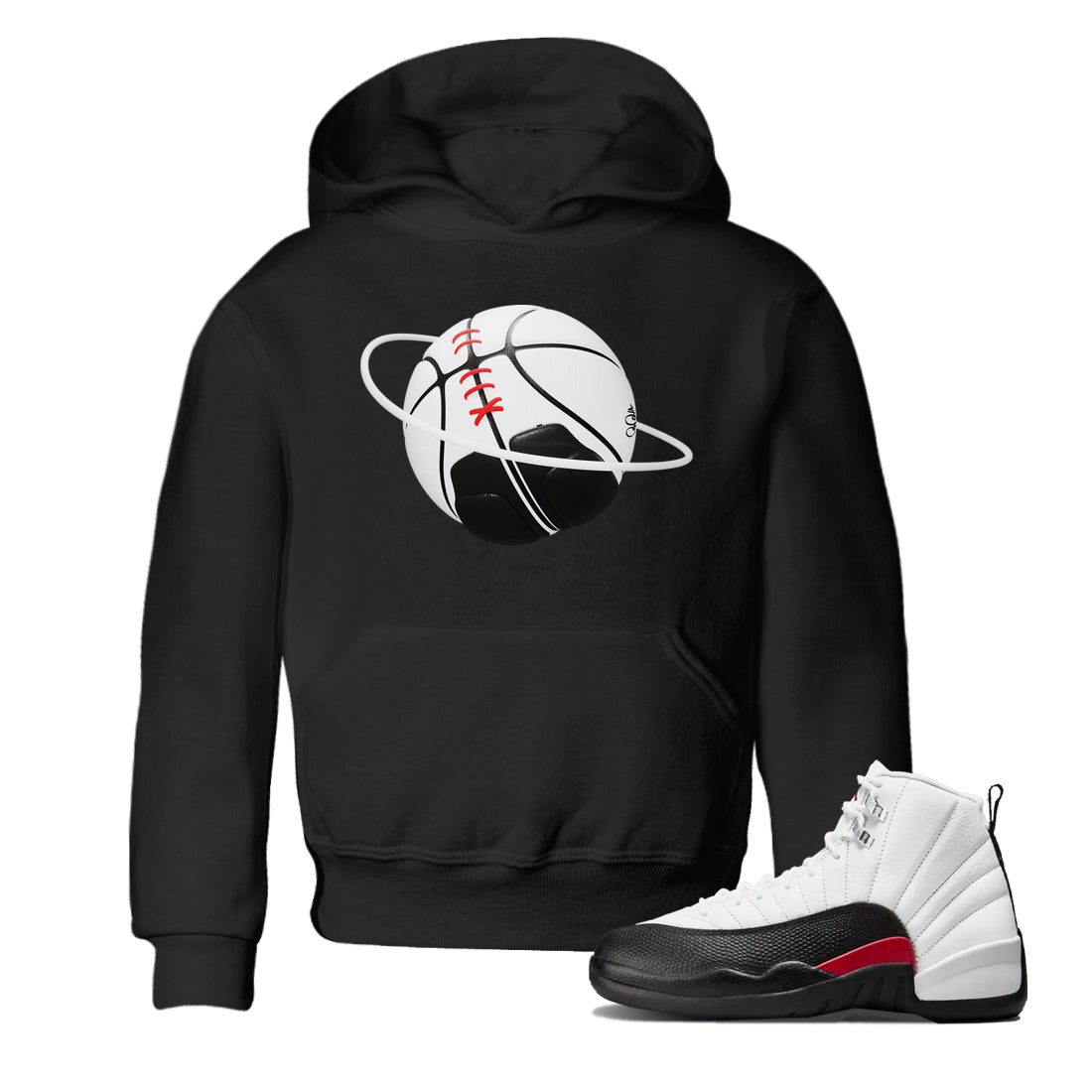 Basketball Planet snkmatch Tees Kids - Air Jordan 12 Taxi Flip
