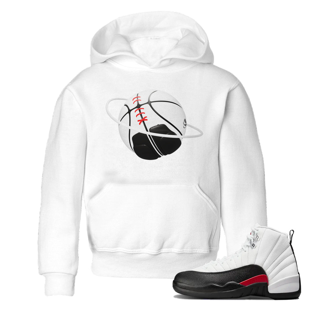 Basketball Planet snkmatch Tees Kids - Air Jordan 12 Taxi Flip