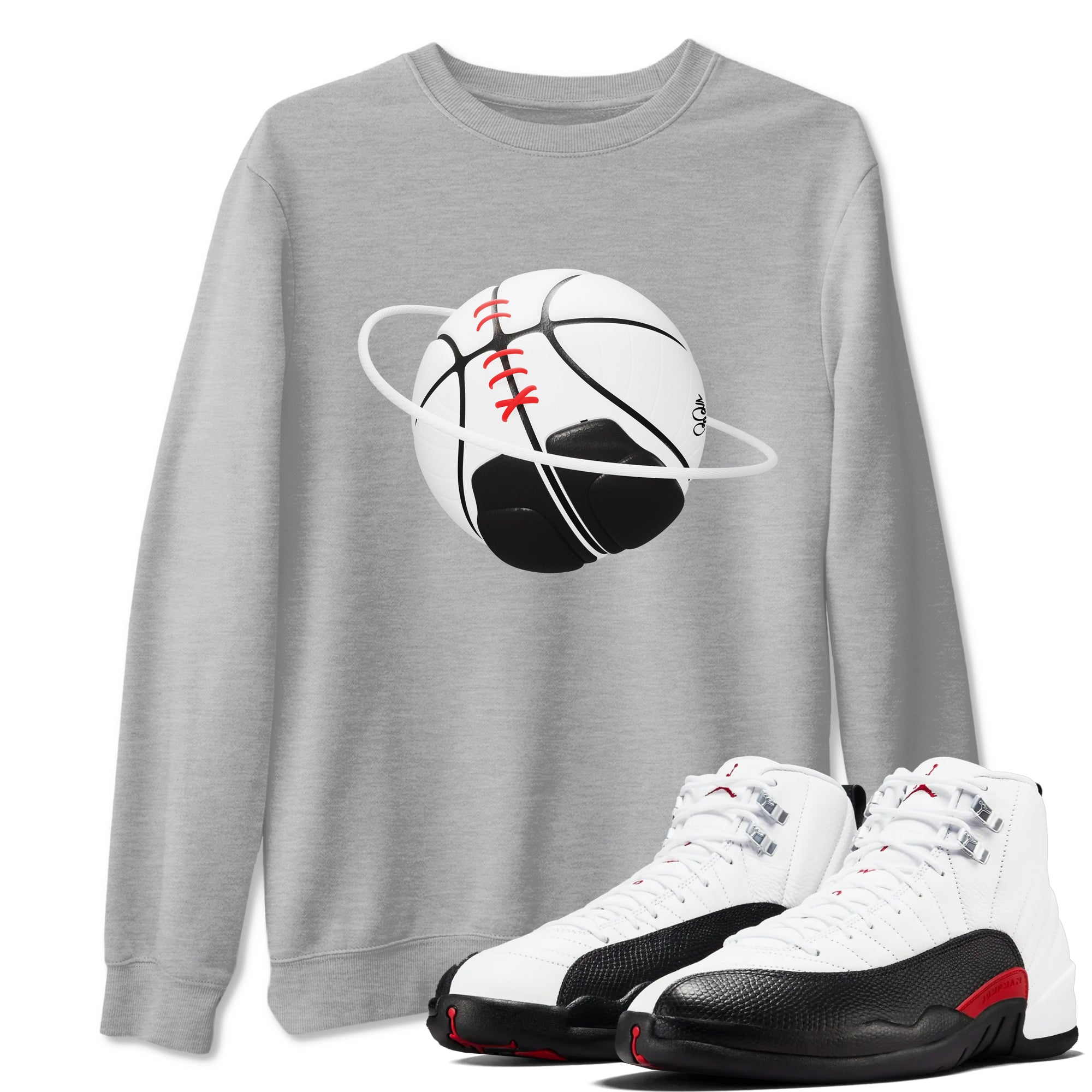 Basketball Planet snkmatch Tees - Air Jordan 12 Taxi Flip