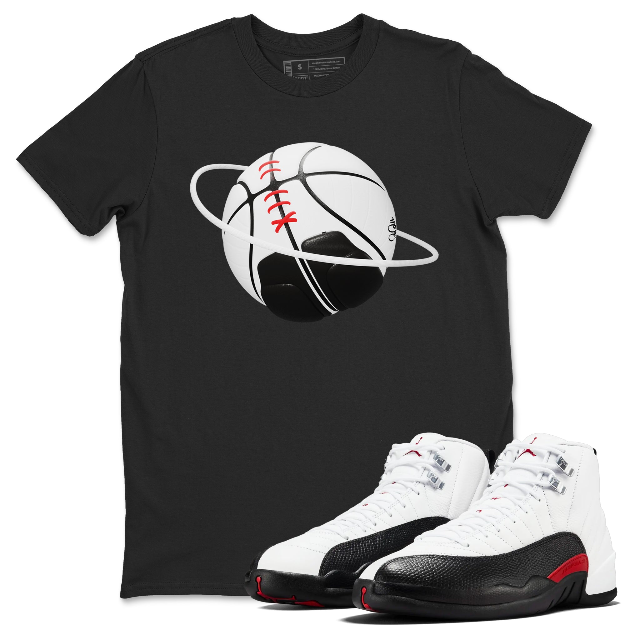 Basketball Planet snkmatch Tees - Air Jordan 12 Taxi Flip
