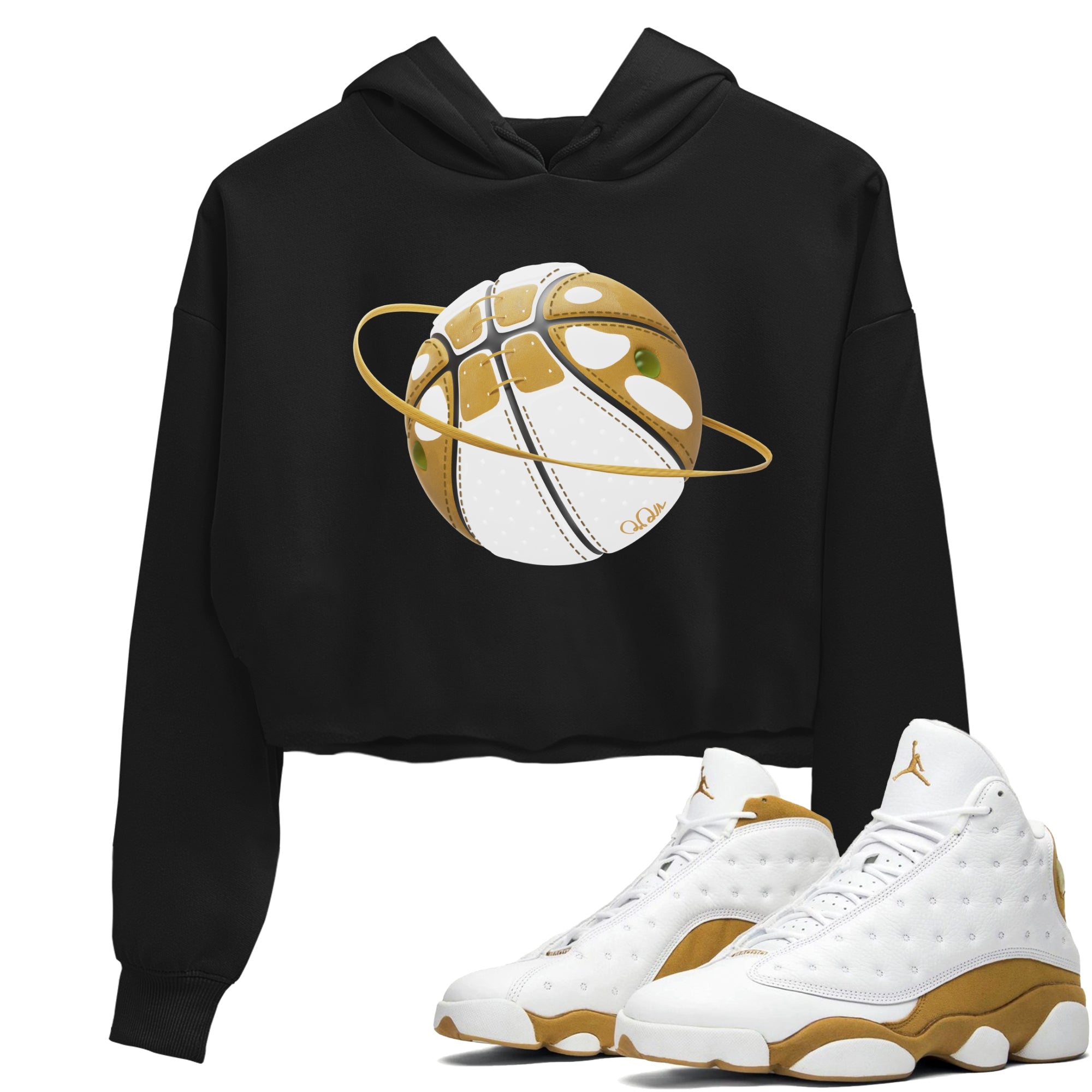 Basketball Planet Women's Tops - Air Jordan 13 Wheat