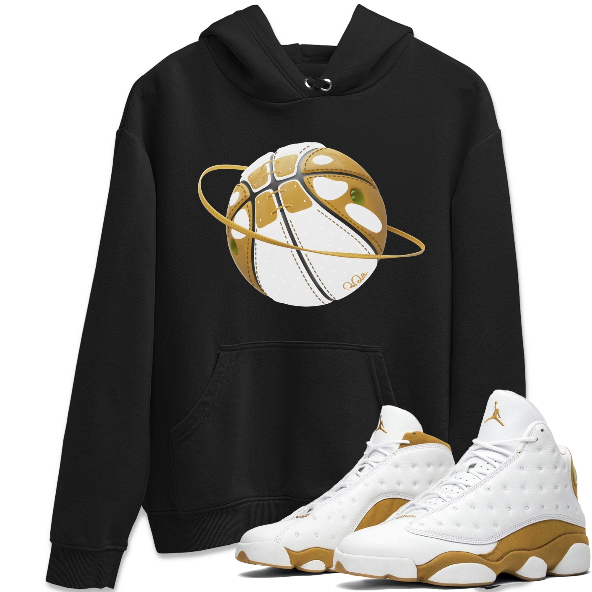 Basketball Planet Unisex Tops - Air Jordan 13 Wheat