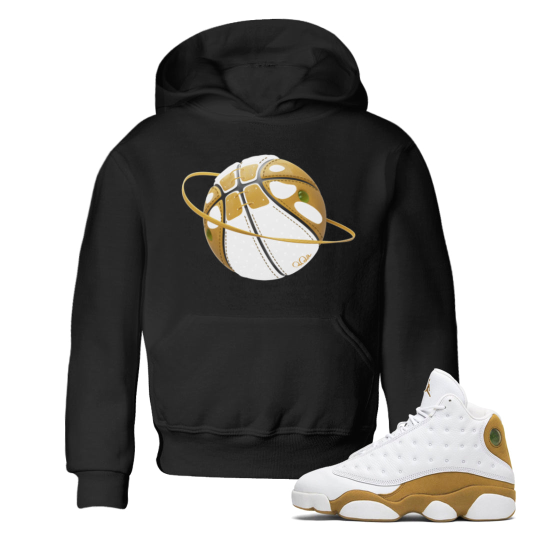 Basketball Planet Kids Tops - Air Jordan 13 Wheat