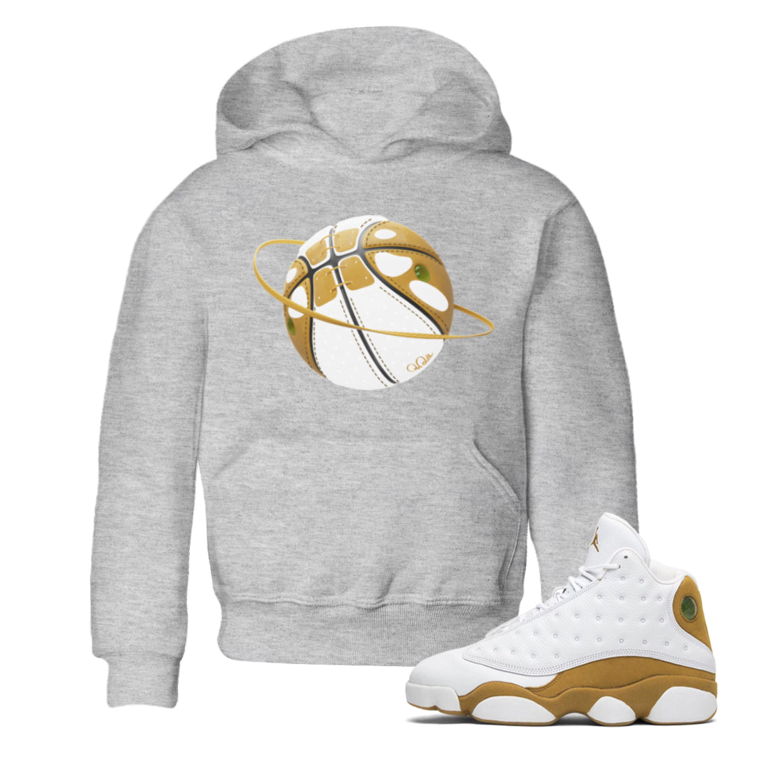 Basketball Planet Kids Tops - Air Jordan 13 Wheat