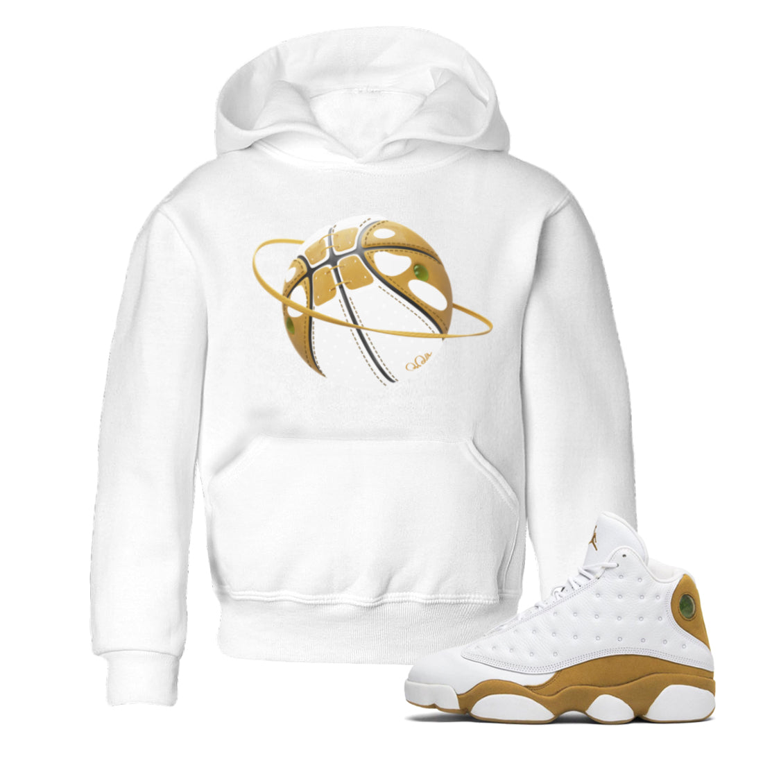 Basketball Planet Kids Tops - Air Jordan 13 Wheat