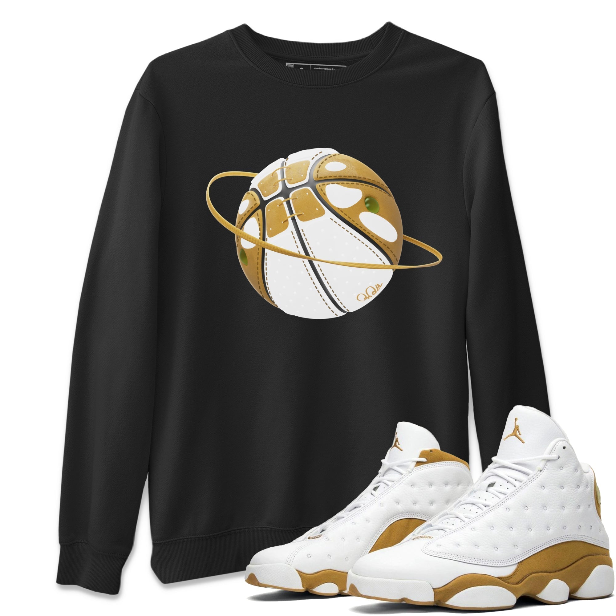 Basketball Planet Unisex Tops - Air Jordan 13 Wheat