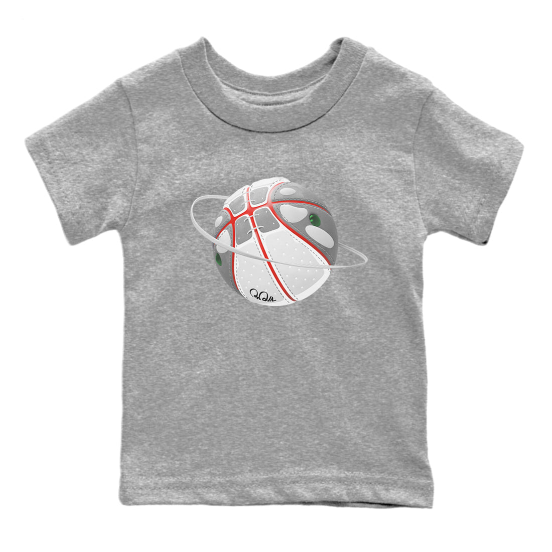 Basketball Planet Kids Tops - Air Jordan 13 Wolf Grey