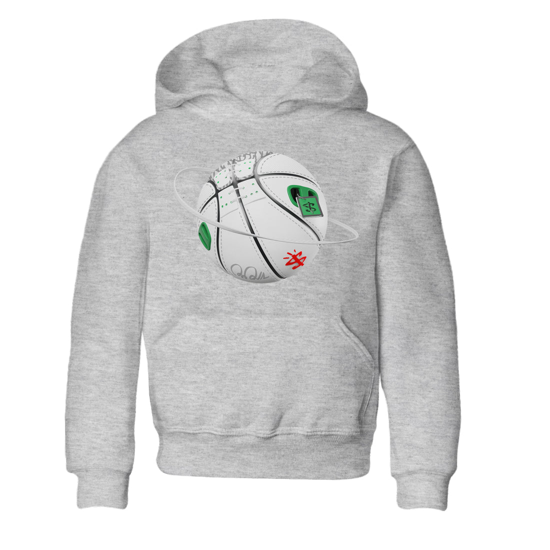 Basketball Planet Kids Tops - Air Jordan 3 Lucky Green