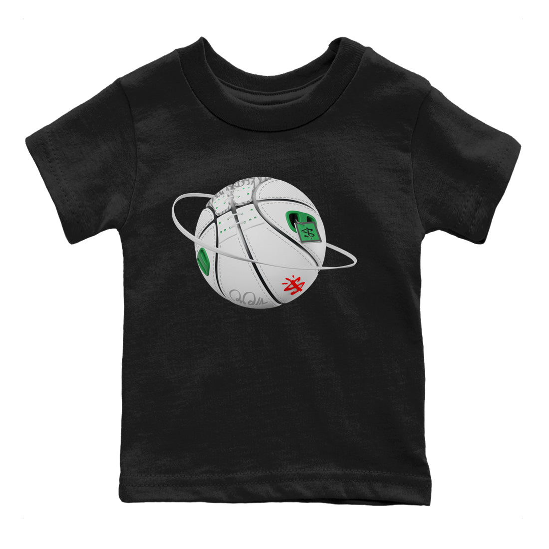 Basketball Planet Kids Tops - Air Jordan 3 Lucky Green