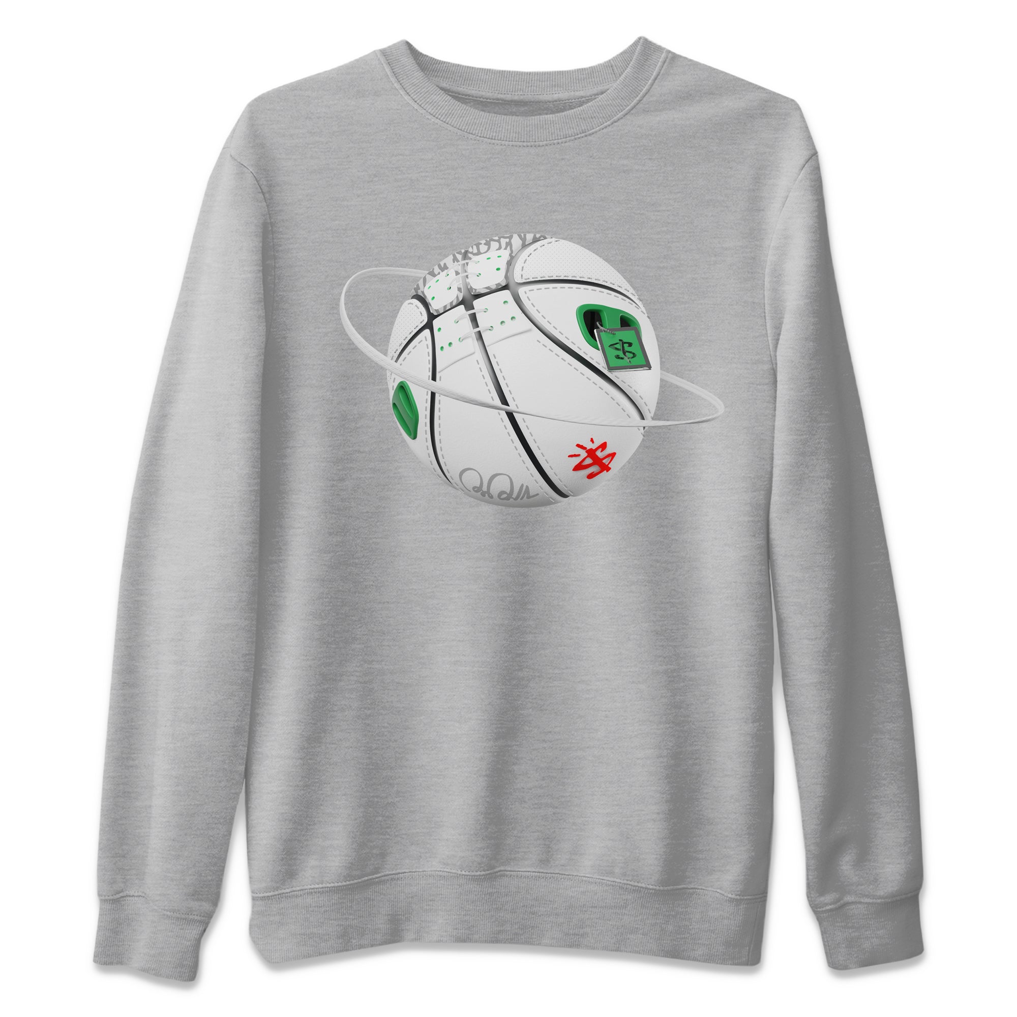 Basketball Planet Unisex Tops - Air Jordan 3 Lucky Green