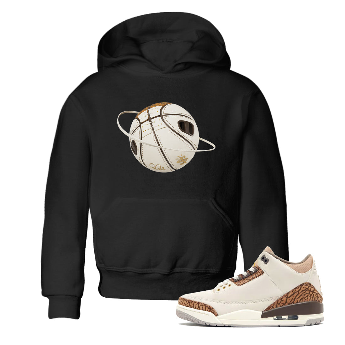 Basketball Planet Kids Tops - Air Jordan 3 Palomino