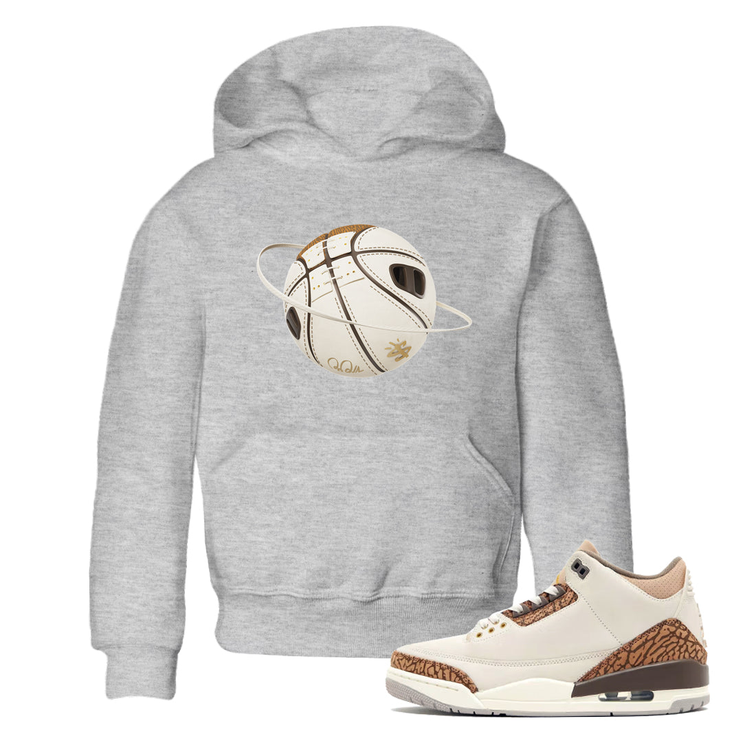 Basketball Planet Kids Tops - Air Jordan 3 Palomino