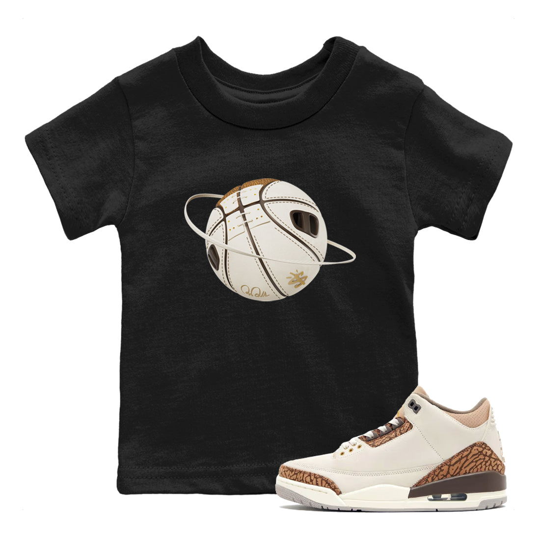 Basketball Planet Kids Tops - Air Jordan 3 Palomino
