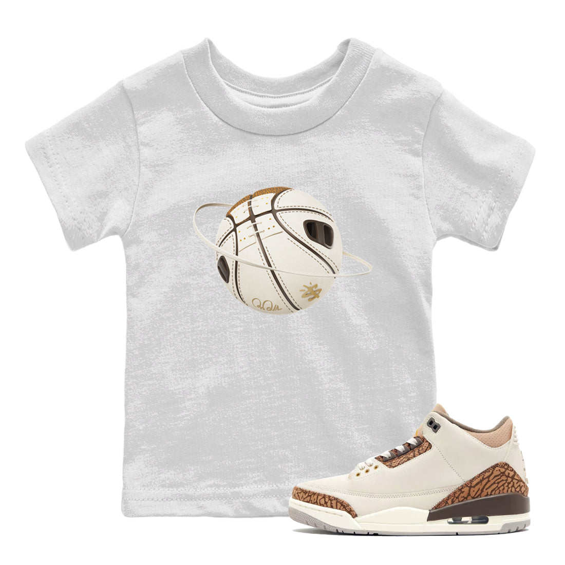 Basketball Planet Kids Tops - Air Jordan 3 Palomino