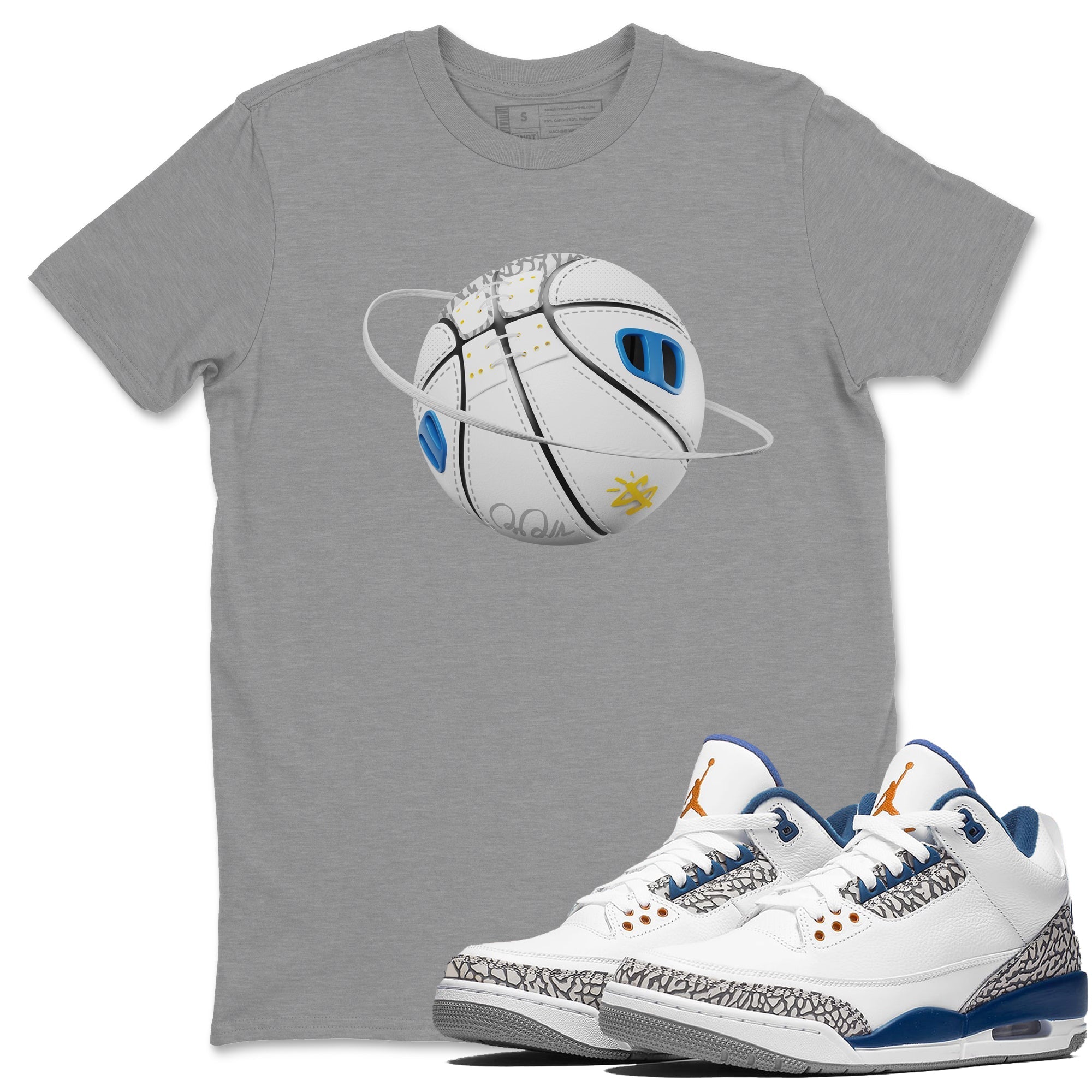Basketball Planet Unisex Tops - Air Jordan 3 Wizards