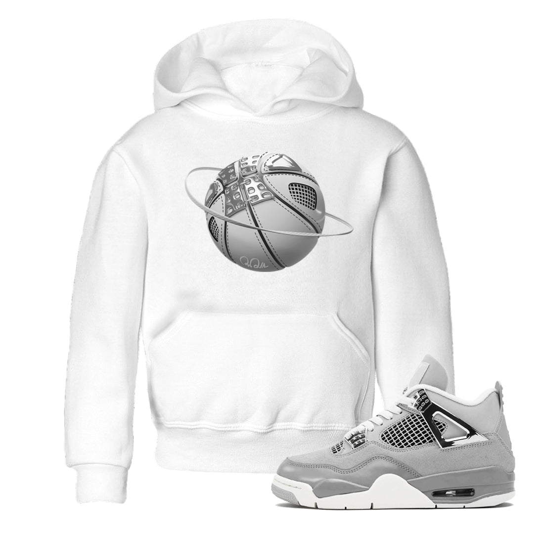 Basketball Planet snkmatch Tee Kids - Air Jordan 4 Frozen Moments