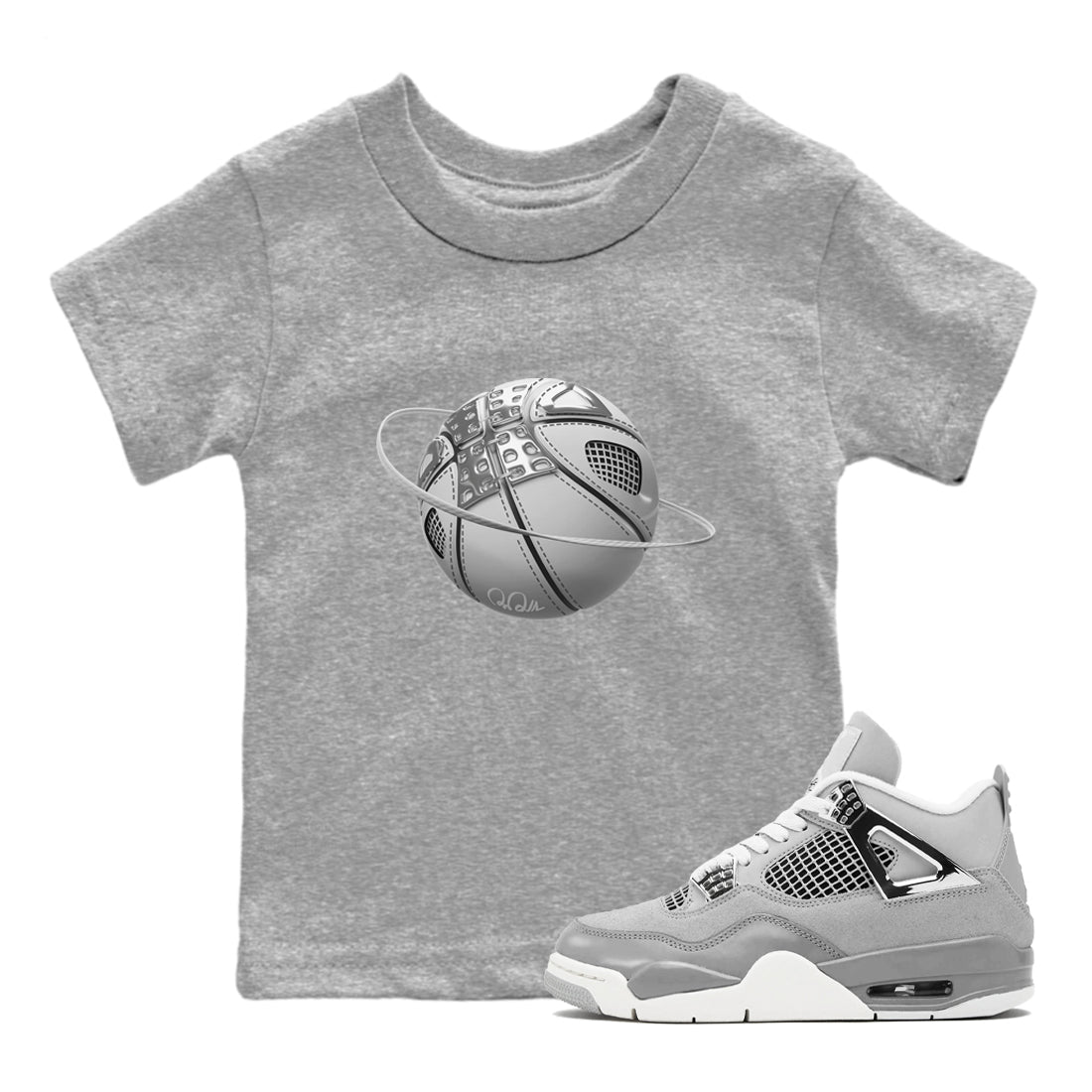 Basketball Planet snkmatch Tee Kids - Air Jordan 4 Frozen Moments