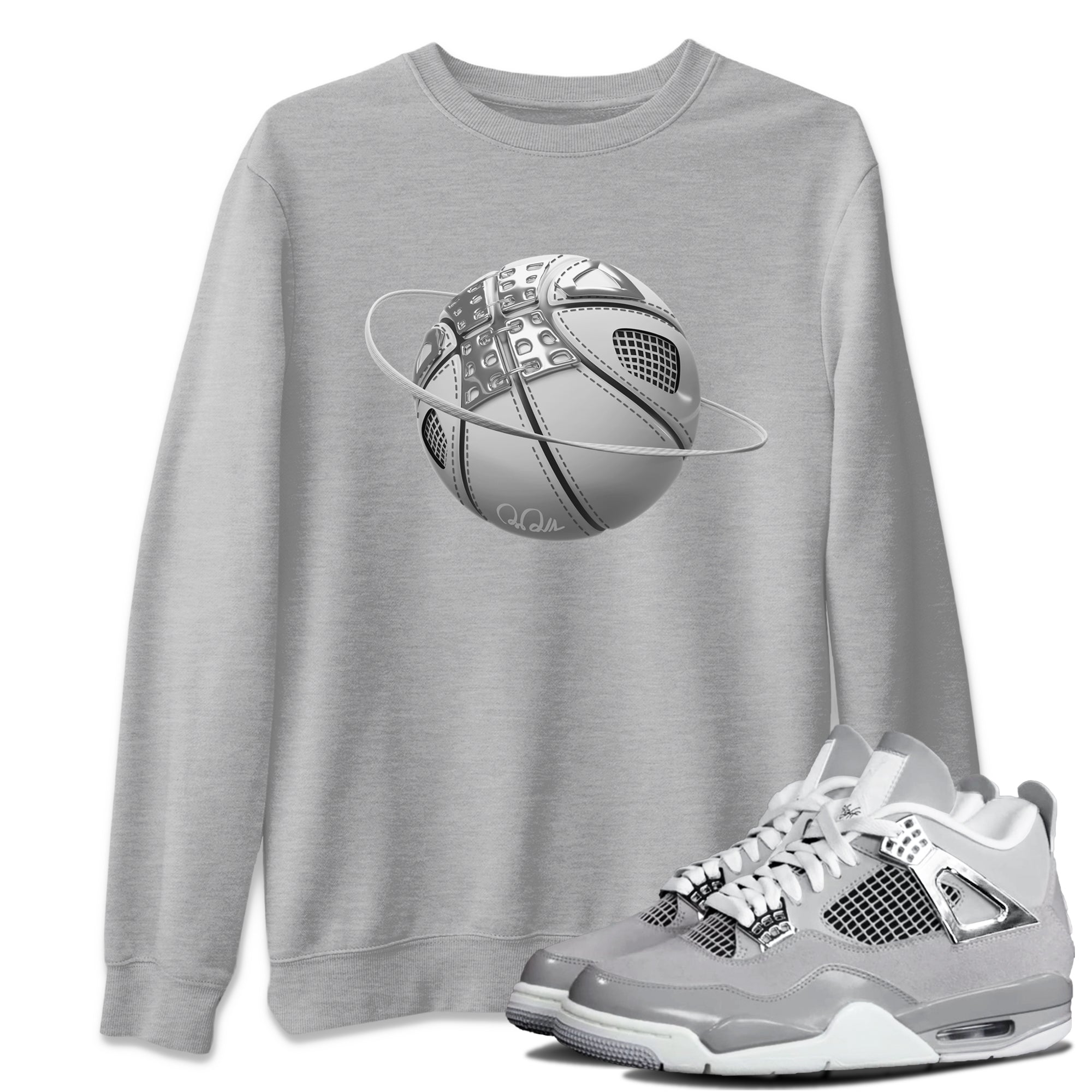 Basketball Planet snkmatch Tee - Air Jordan 4 Frozen Moments