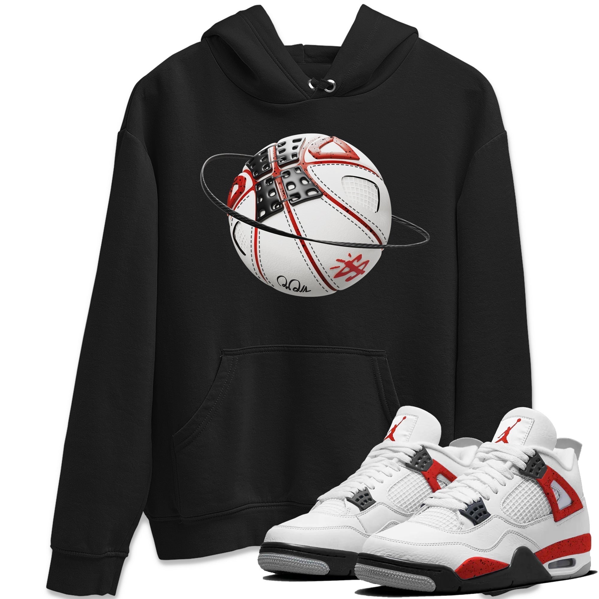 Basketball Planet Unisex Tops - Air Jordan 4 Red Cement