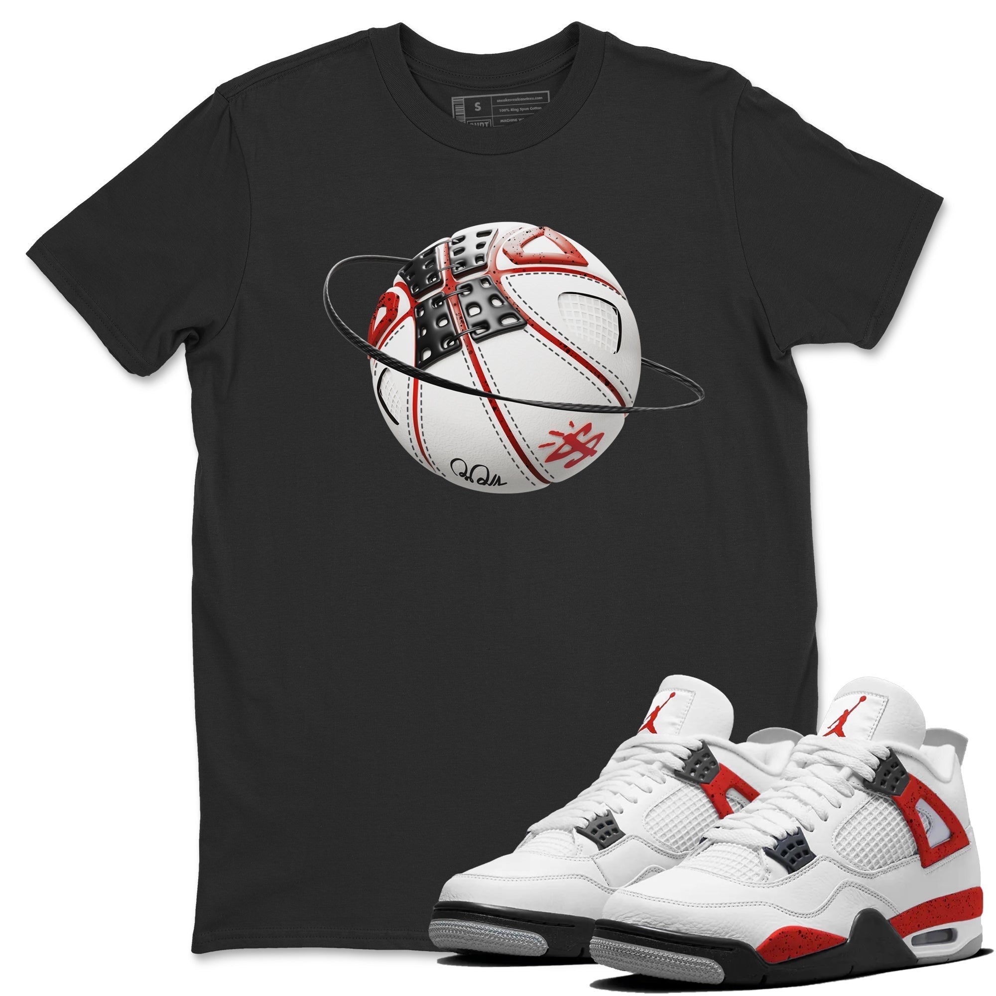 Basketball Planet Unisex Tops - Air Jordan 4 Red Cement
