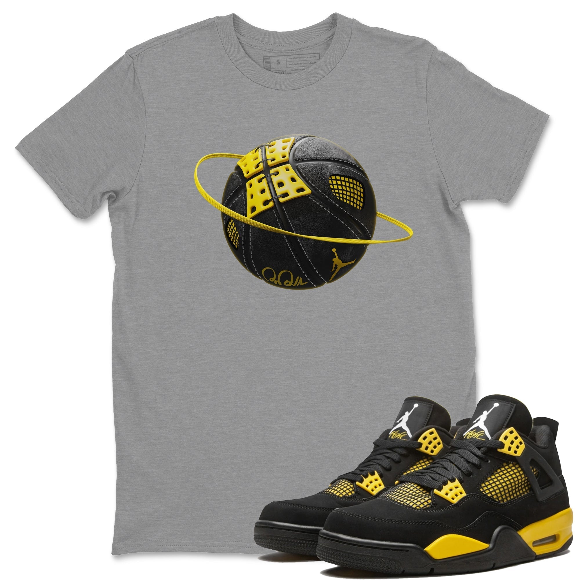 Basketball Planet Unisex Tops - Air Jordan 4 Thunder