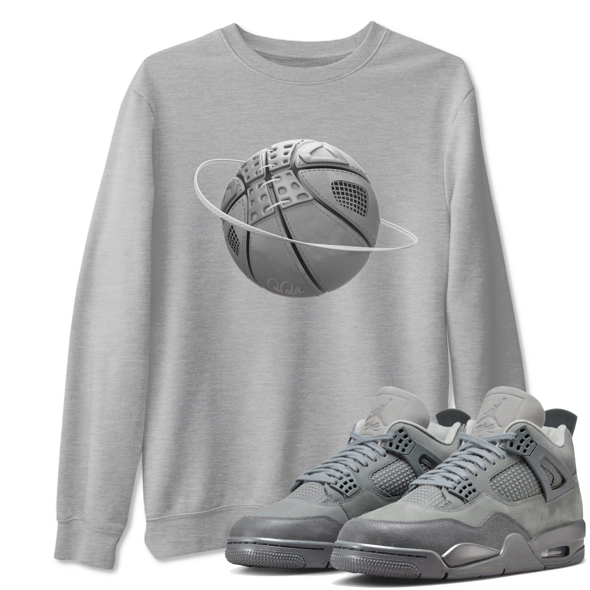 Basketball Planet snkmatch Tees - Air Jordan 4 Wet Cement