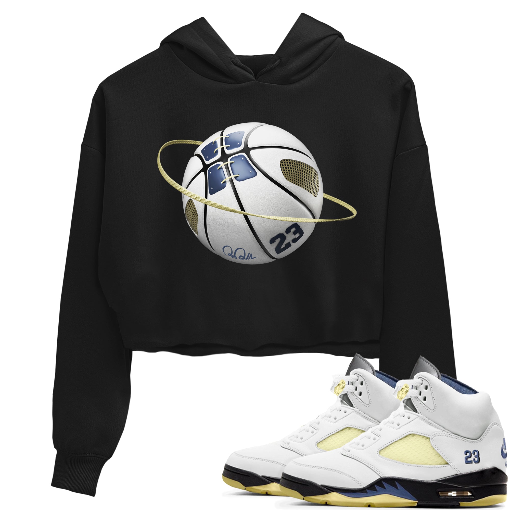 Basketball Planet snkmatch Women's Top - Air Jordan 5 A Ma Maniere x Photon Dust