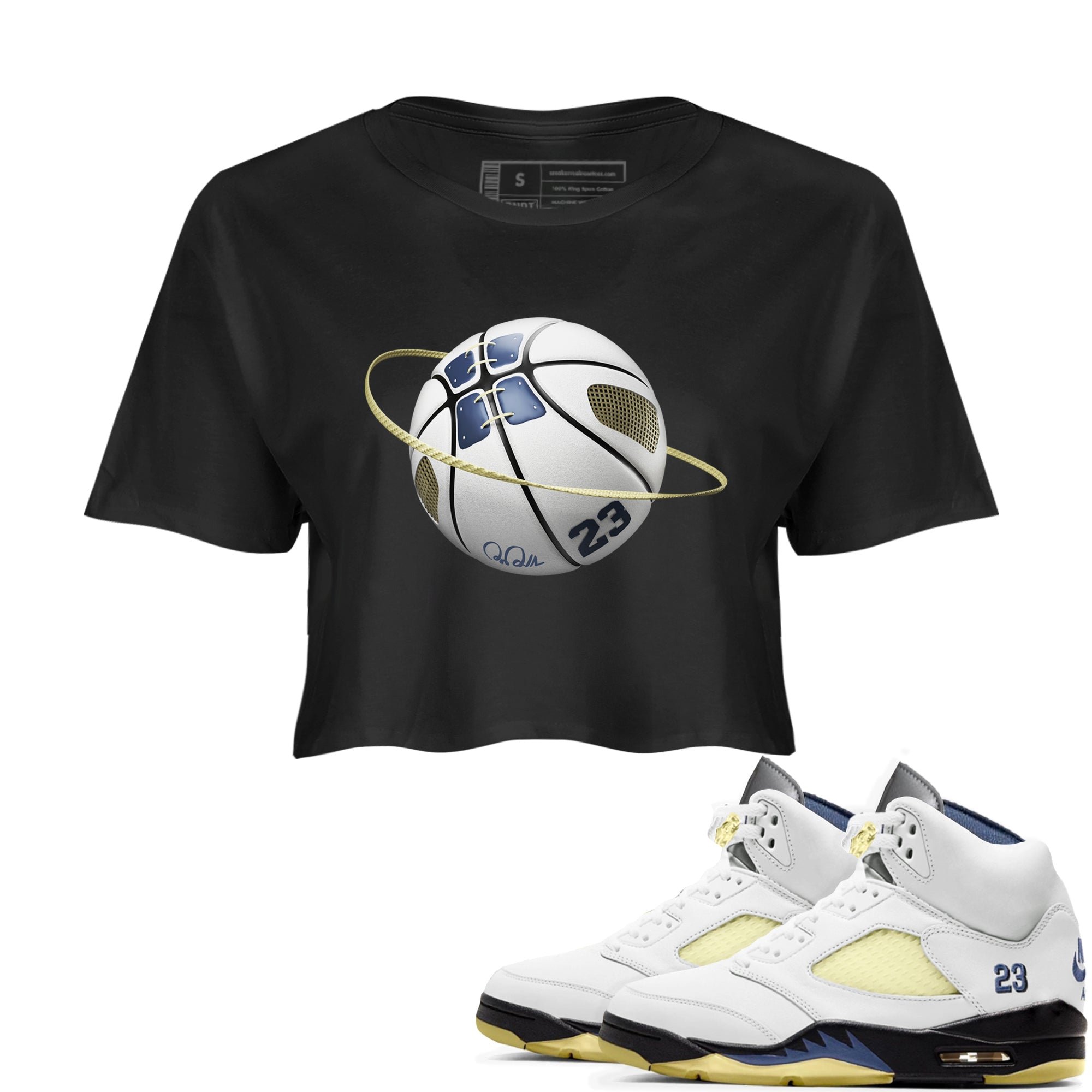Basketball Planet snkmatch Women's Top - Air Jordan 5 A Ma Maniere x Photon Dust
