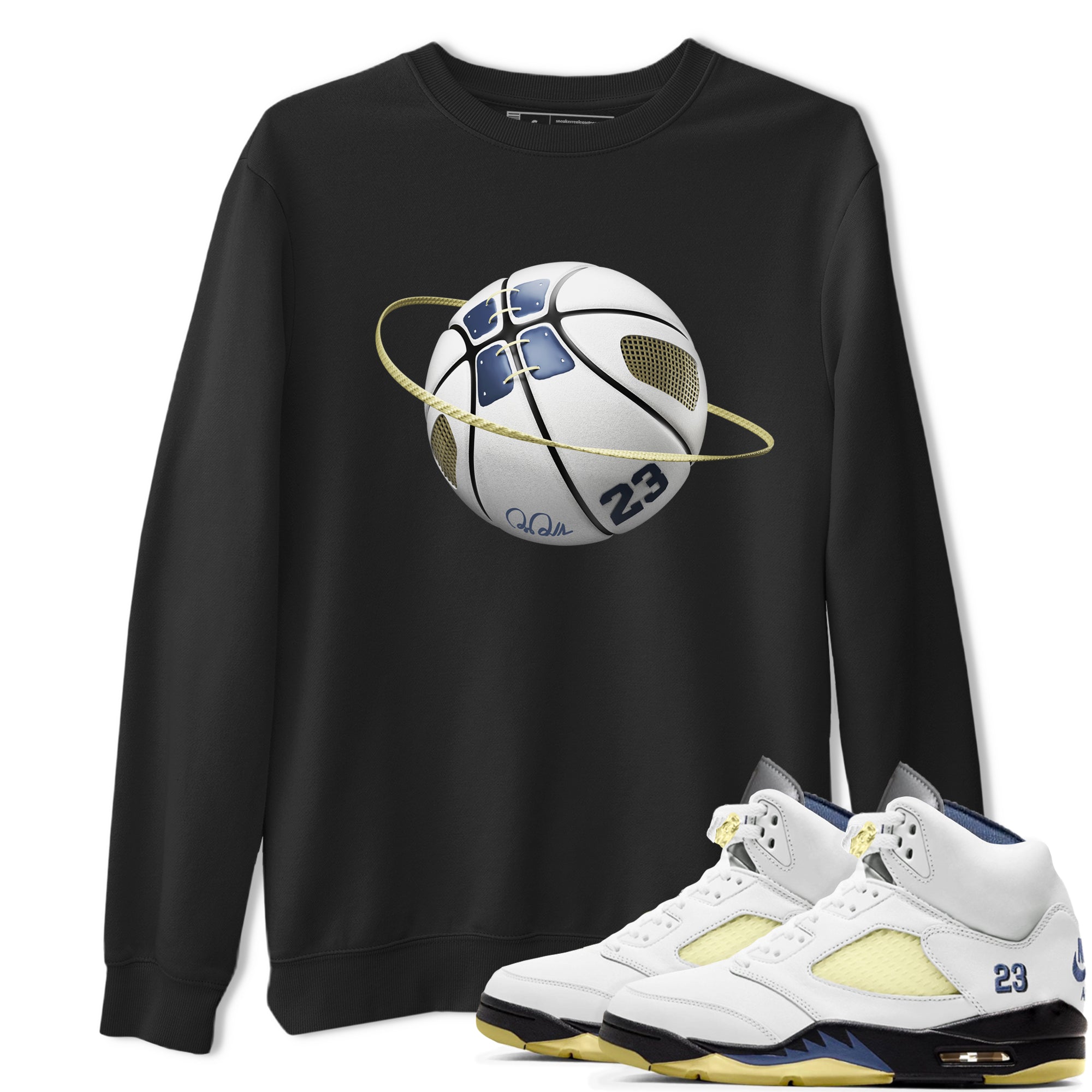 Basketball Planet snkmatch Tee - Air Jordan 5 A Ma Maniere x Photon Dust