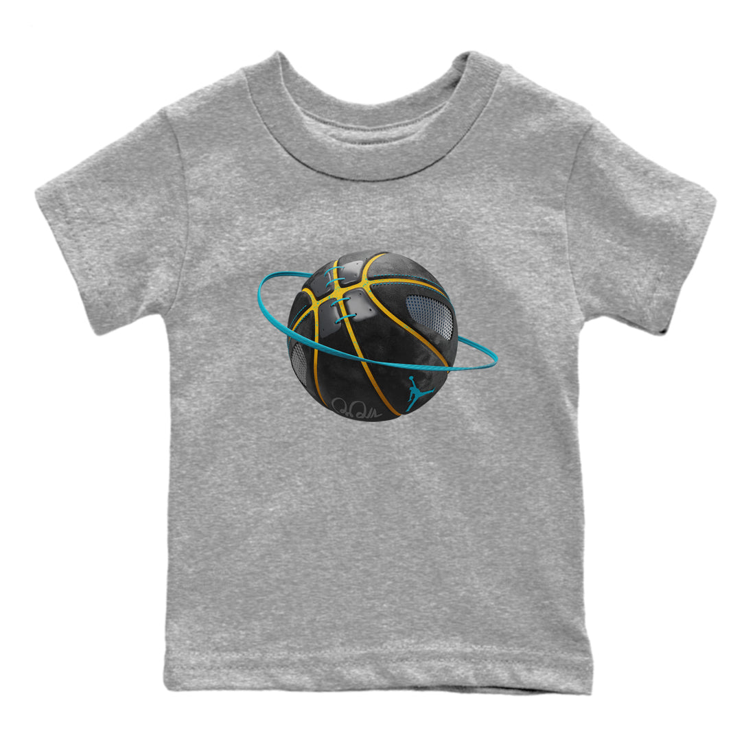 Basketball Planet Kids Tops - Air Jordan 5 Aqua