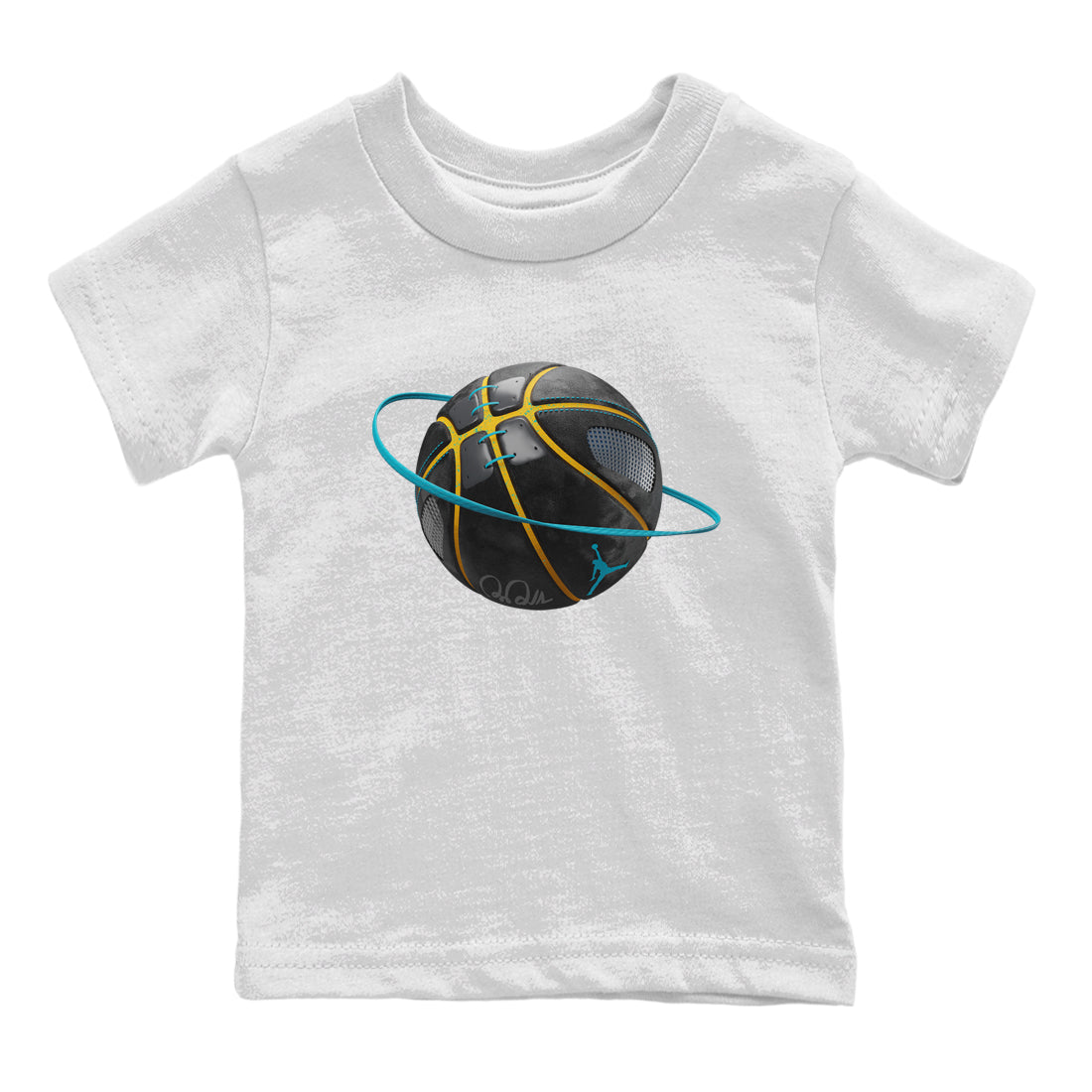 Basketball Planet Kids Tops - Air Jordan 5 Aqua