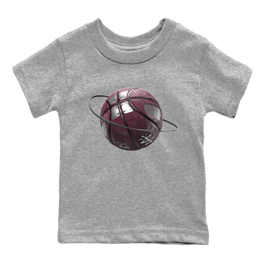 Basketball Planet Kids Tops - Air Jordan 5 Burgundy