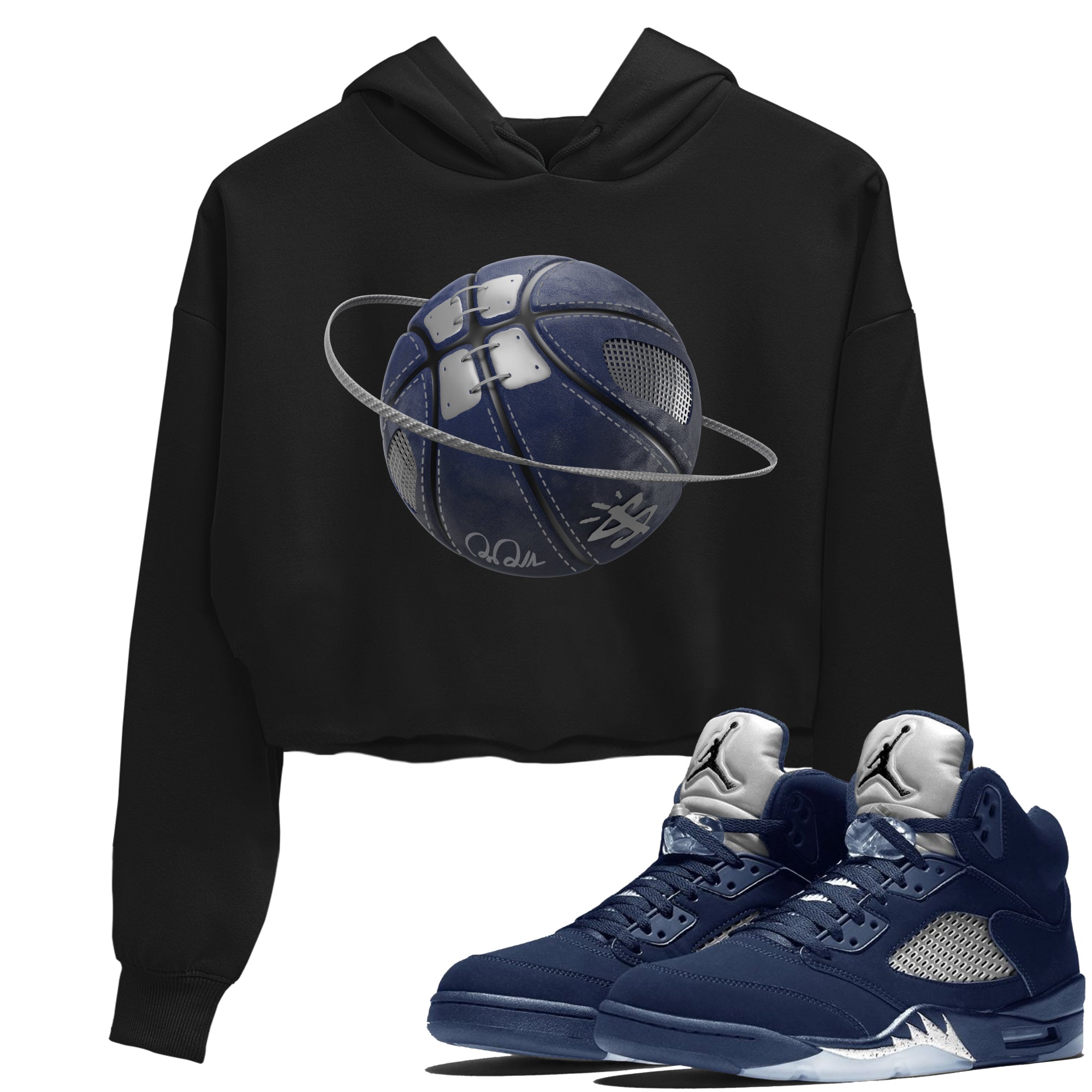 Basketball Planet Women's Tops - Air Jordan 5 Georgetown