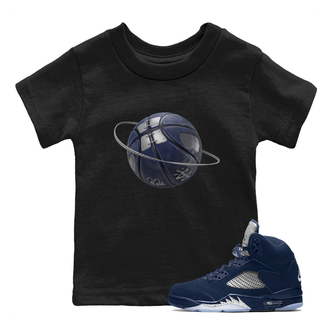 Basketball Planet Kids Tops - Air Jordan 5 Georgetown