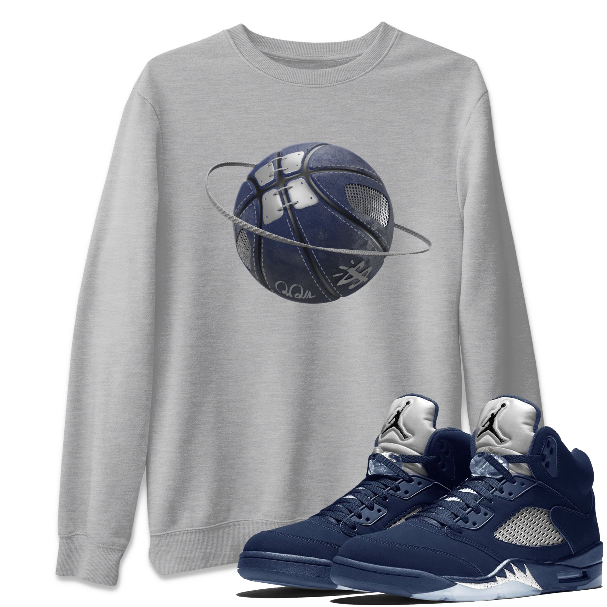 Basketball Planet Unisex Tops - Air Jordan 5 Georgetown