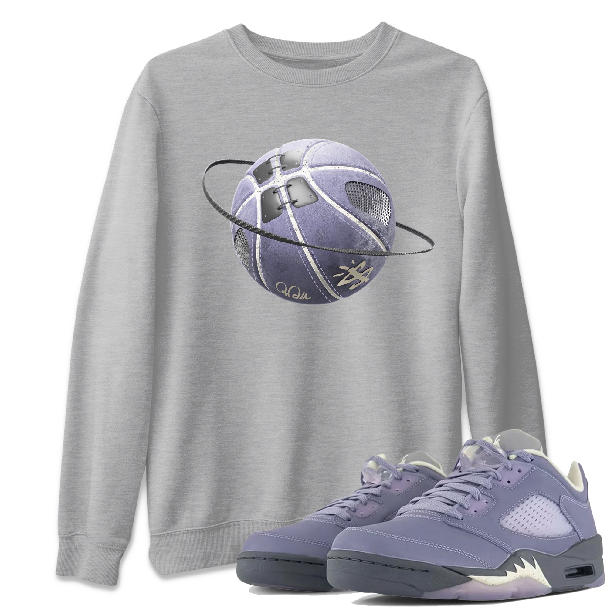 Basketball Planet Unisex Tops - Air Jordan 5 Indigo Haze