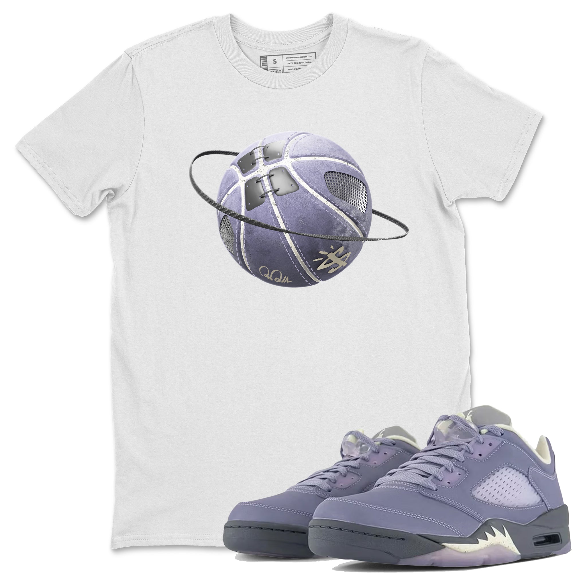 Basketball Planet Unisex Tops - Air Jordan 5 Indigo Haze