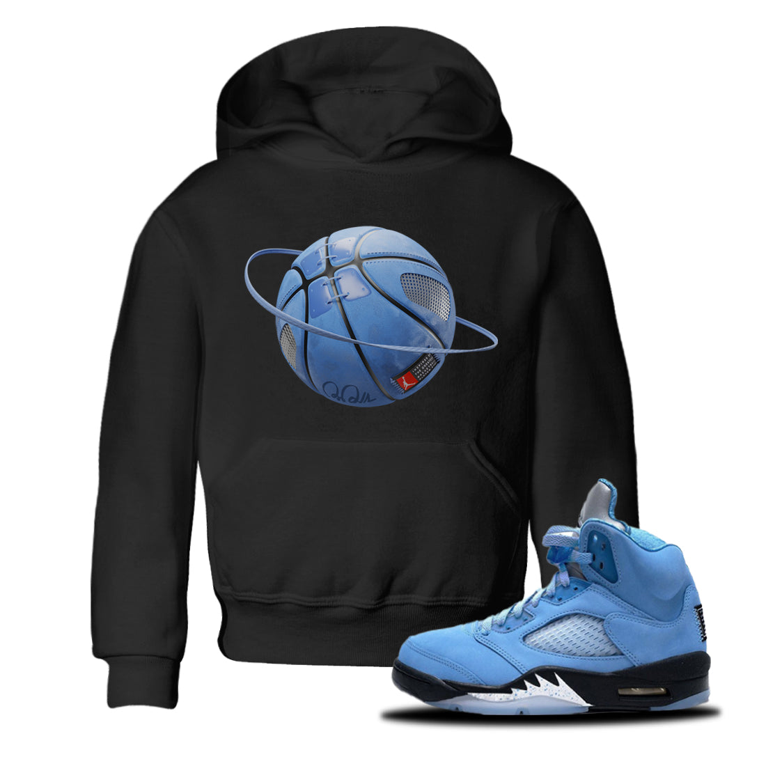 Basketball Planet Kids Tops - Air Jordan 5 UNC